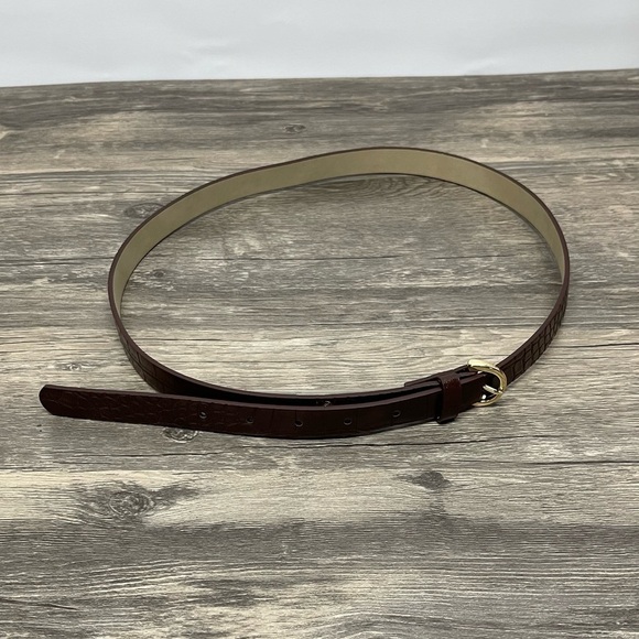 Steve Madden Accessories - Steve Madden Women's Belt Textured Brown/Gold Buckle L. 42 In.